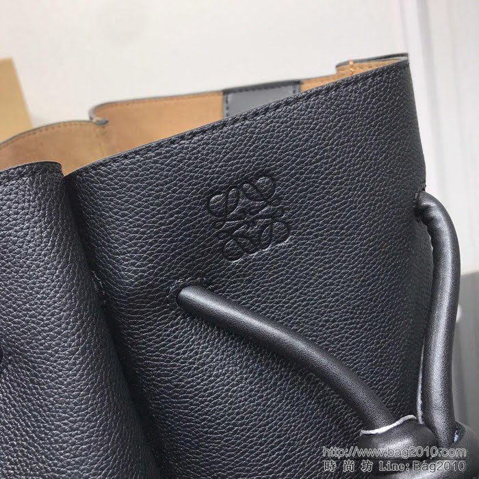 LOEWE羅意威 原版軟皮 最新Flamenco Knot系列 抽繩荔枝紋購物袋 手提肩背包 3041  jdl1112